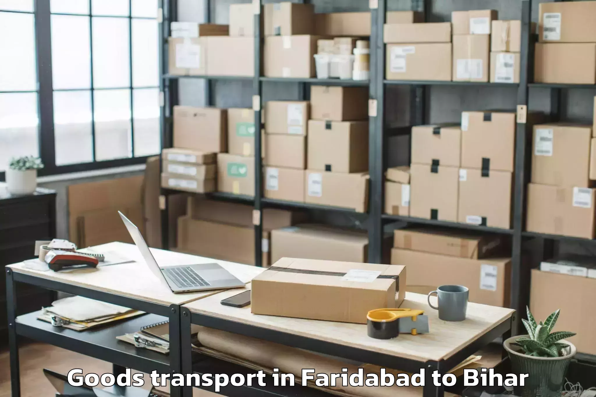 Faridabad to Madhubani Goods Transport